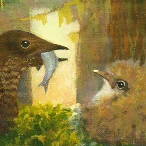 Art by Joan Dunning, author of 'Seabird in the Forest'