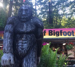 Bigfoot in the redwoods