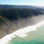 Aerial view of Lost Coast Redwoods