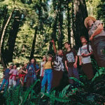 Kids in the redwoods. Photo by Evan Johnson