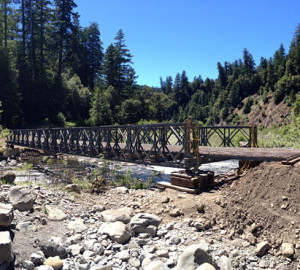 Your support enabled repair of this seasonal bridge, which allows visitors to reach campsites, parking and trails at Standish-Hickey State Park.