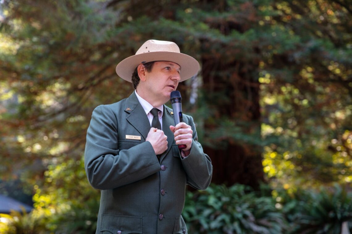 Steve Mietz, former superintendent of RNSP and President/CEO of Save the Redwoods League