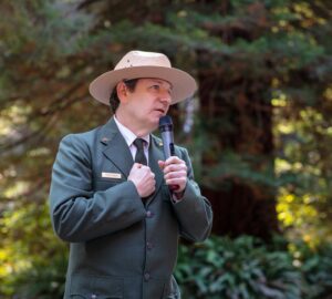 Steve Mietz, former superintendent of RNSP and President/CEO of Save the Redwoods League