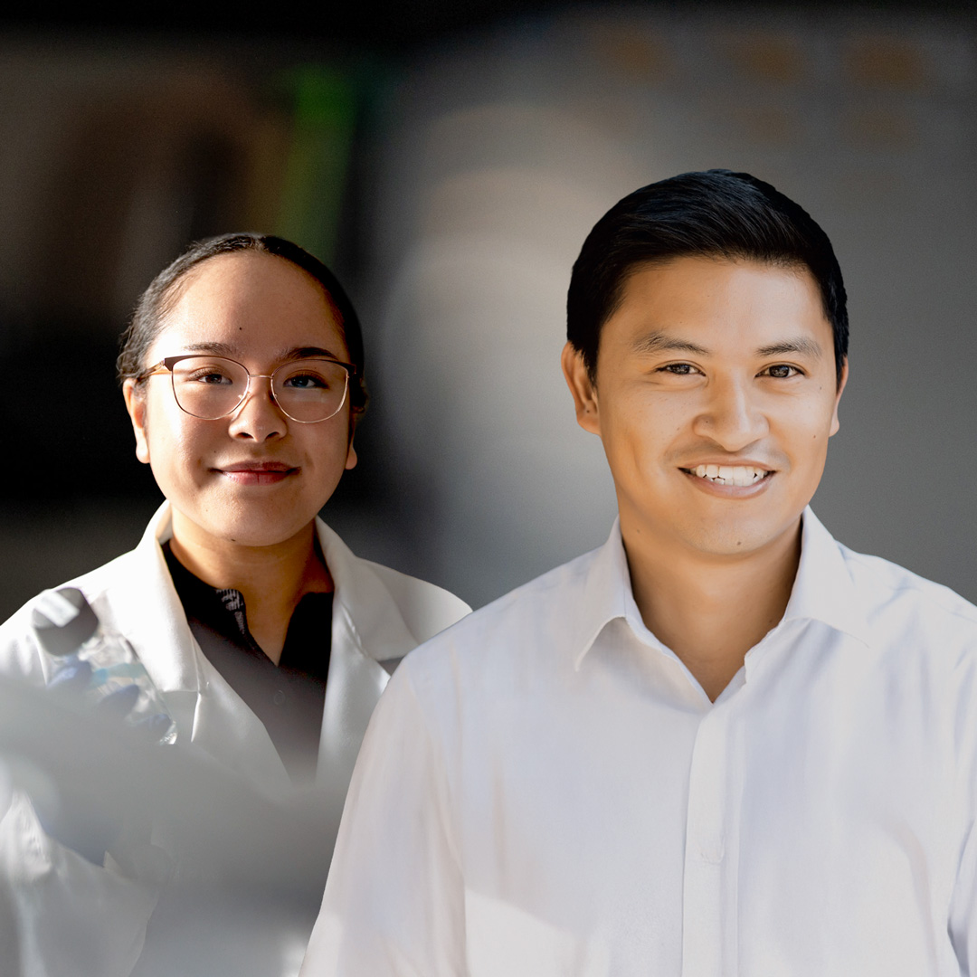 Photo of Rizelle Jugarap, Dr. David Rebanal
