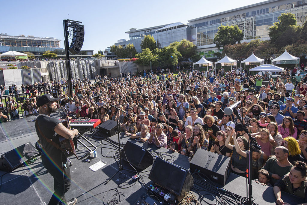 Celebrated with 3,000 visitors at the Stand for the Redwoods Festival in San Francisco.