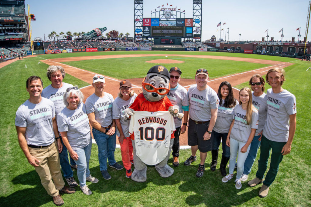 Celebrated our anniversary and the San Francisco Giants’ 60th anniversary in California with 40,000 fans.