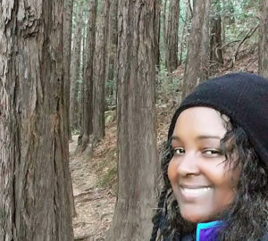 Teresa Baker at Muir Woods National Monument.